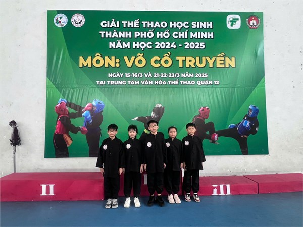 Tích cực tham gia Giải thể thao học sinh Thành phố Hồ Chí Minh năm học 2024-2025 - Môn Võ Cổ truyền